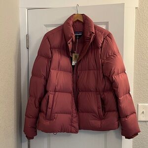 NWT Patagonia Women's Silent Down Jacket Mystery Mauve Size XL